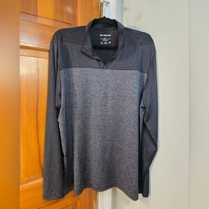 Real Essentials Men's Gray Quarter-Zip Sweatshirt